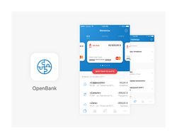 OpenBank Online Banking — iOS, Android, WEB, Logo