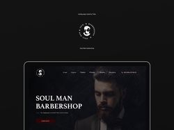 Веб-сайт для Soul Man Barbershop