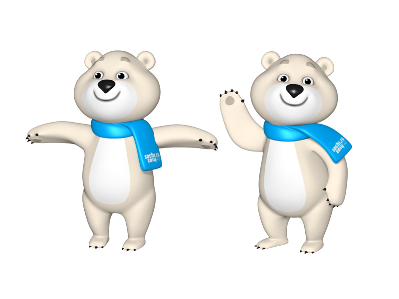 Https bel mishka. Олимпийский мишка Сочи 2014 символ. Олимпийский мишка белый Сочи. Белый медведь символ олимпиады в Сочи 2014. Символ Олимпийских игр медведь.