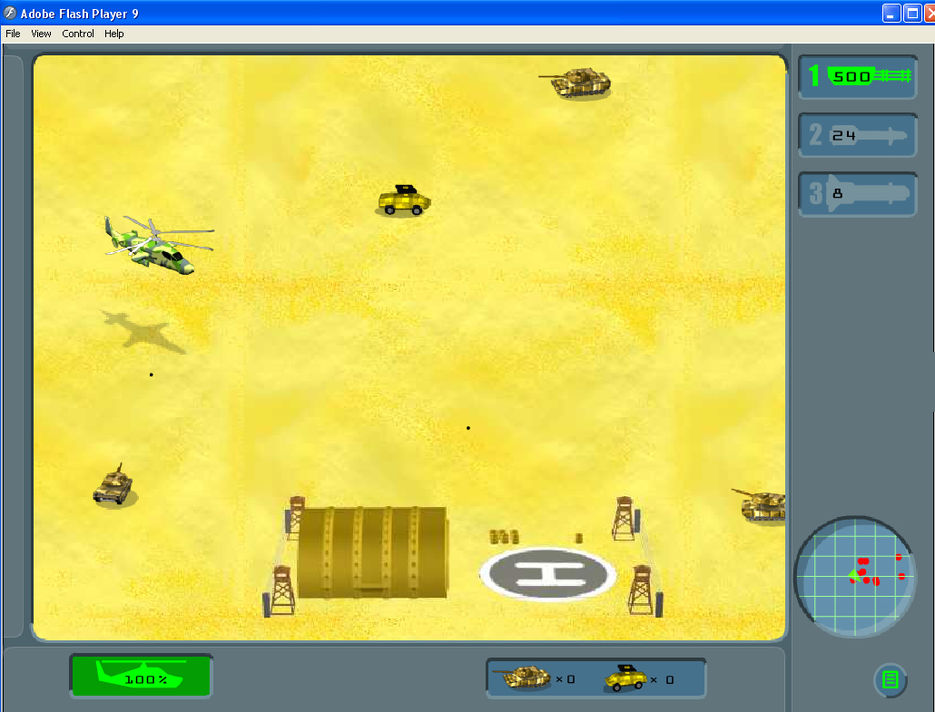 Интерфейс для flash-игры "Helstrike".jpg