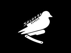 Логотип для барбера "SOLOVEY"