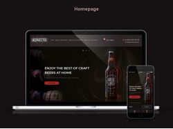 Сайт бара и онлайн-магазина крафтового пива