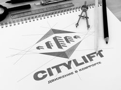 Логотип. Компания "Сити Лифт", г. Москва