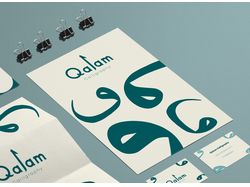 Фирменный стиль для "Qalam Calligraphy"
