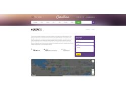 Перенесенный на wordpress шаблон Corallina