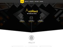 Посадочная страница для архитектурной компании