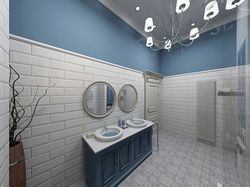 Небольшая ванная комната совмещенная с санузлом