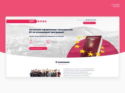Smart Migration — One-Page Website [2016]