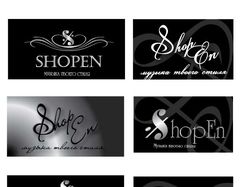 Логотип магазинов брендовой одежды ShopEN