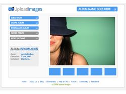 Upload Images - index page