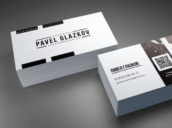 Визитка для частного мастера Pavel Glazkov