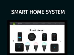 Smart home Веб сайт