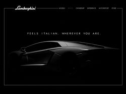 Lamborghini Website Redesign idea/cover