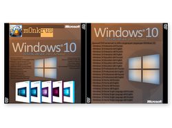 CD/DVD cover for Ubuntu/Windows NT