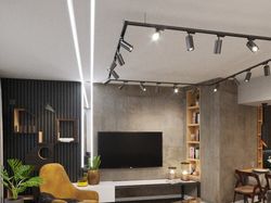 Дизайн и визуализация интерьера квартиры 90 кв м