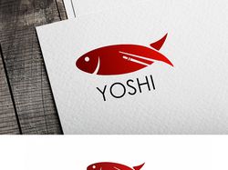 Дизайн для студии японской кухни "YOSHI"