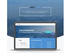 Дизайн сайта ABLY Trade