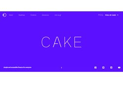Вёрстка шаблона для проекта - Cake
