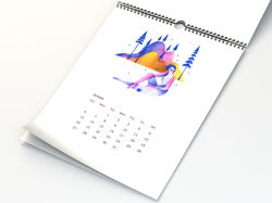Календарь с авторской графикой
