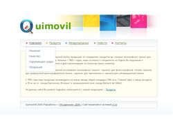 HTML верстка для сайта Quimovil