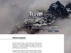 Дизайн для сайта "Travel"