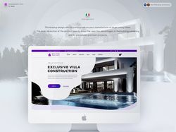 Дизайн сайта для строительной компании Италии