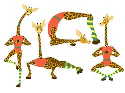 Дизайн персонажа жираф
