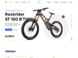 Дизайн интернет-магазина велотоваров