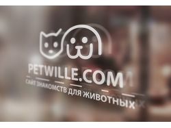 Логотип для сайта знакомств домашних животных