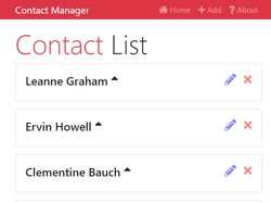 Contact List Manager