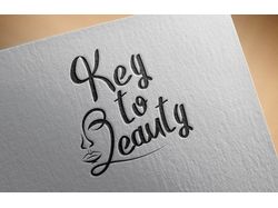 Логотип для студии "Key to beauty"