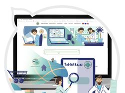 Иллюстрации для медицинского сайта