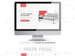 Дизайн сайта по продаже мебели
