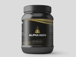 Этикетка ALPHA MAN
