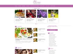 Дизайн Wordpress о красоте и здоровье
