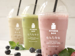 Логотип и этикетки Fitness Box