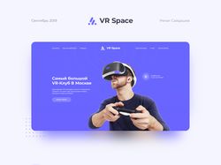 VR Space | Дизайн сайта для VR-Клуба