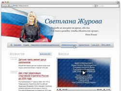 Дизайн сайта Светланы Журовой