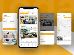 Дизайн мобильного приложения по аренде жилья