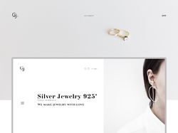 Jewelry Landing page