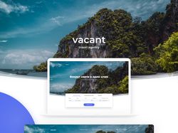 Дизайн сайта туристического агентства Vacant