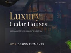 Landing Page: Luxury KEDR (элитные дома из сибирск