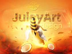 Обложка для группы ВК+лого: Juicy-ART