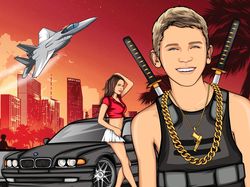 Портрет в стиле Vector. GTA