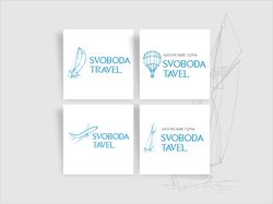 Логотип для туристической компании Svoboda Travel