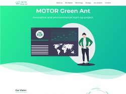 Дизайн сайта для экологического стартап-проекта