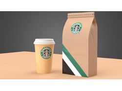 Дизайн стаканчика Starbucks