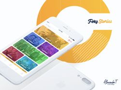 Дизайн мобильного Приложения "FoxyStories"