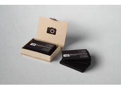 Визитка для фотографа "Nemchinprodaction"
