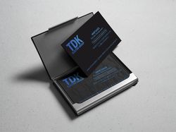Визитка для IT-компании "TDK"
